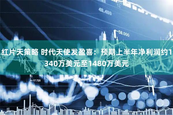 红片天策略 时代天使发盈喜：预期上半年净利润约1340万美元至1480万美元